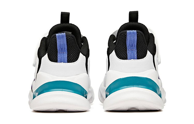 Shop (Youth) Anta Casual Low-Top Running 'Black White Blue' 312118876-1