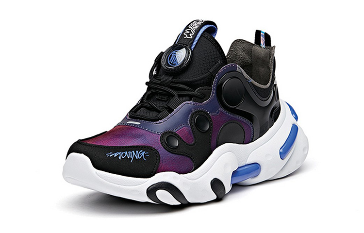 Order (Youth) Anta Casual Low-Top Running Shoe 'Black Purple White' 312018868-1