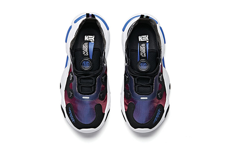 Lookbook (Youth) Anta Casual Low-Top Running Shoe 'Black Purple White' 312018868-1