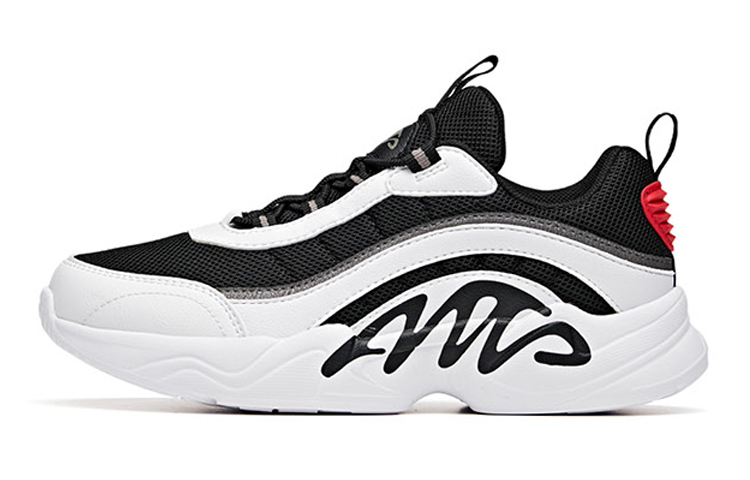 (Youth) Anta Casual Low-Top Running Shoes 'Black Red White' A31048829-1