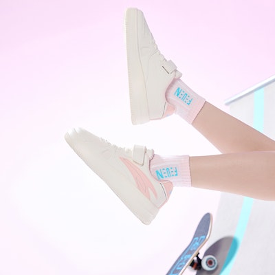 (JR) Anta Casual Bajo 'Blanco Rosa' A332118000B-8 Details for (JR) Anta Casual Bajo 'Blanco Rosa' A332118000B-8