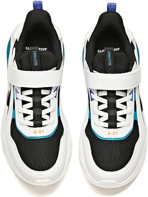 (JR) Anta Sepatu Lari Low-Top Kasual 'Hitam Putih Biru' 312118876-1 Lookbook (JR) Anta Sepatu Lari Low-Top Kasual 'Hitam Putih Biru' 312118876-1