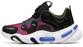 (Youth) Anta Casual Low-Top Running Shoe 'Black Purple White' 312018868-1 (Youth) Anta Casual Low-Top Running Shoe 'Black Purple White' 312018868-1
