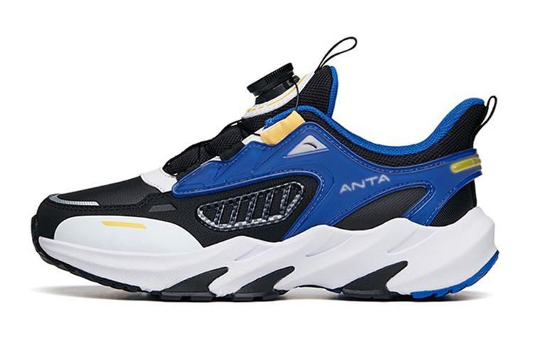 (Youth) Anta Casual Running Shoe 'Black Blue White'