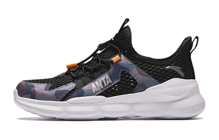 (Youth) Anta Casual Shoes 'Black Silver'