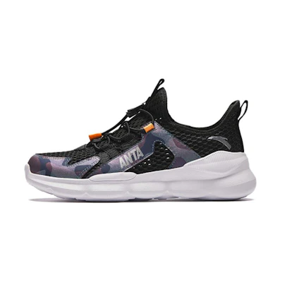 (Youth) Anta Casual Shoes 'Black Silver'
