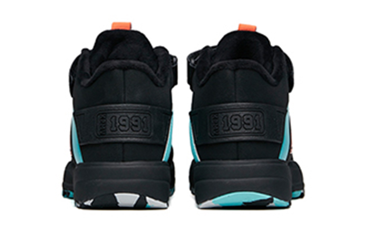 (Youth) Anta Casual Sport 'Black Green Velcro Fleece' 圖 5