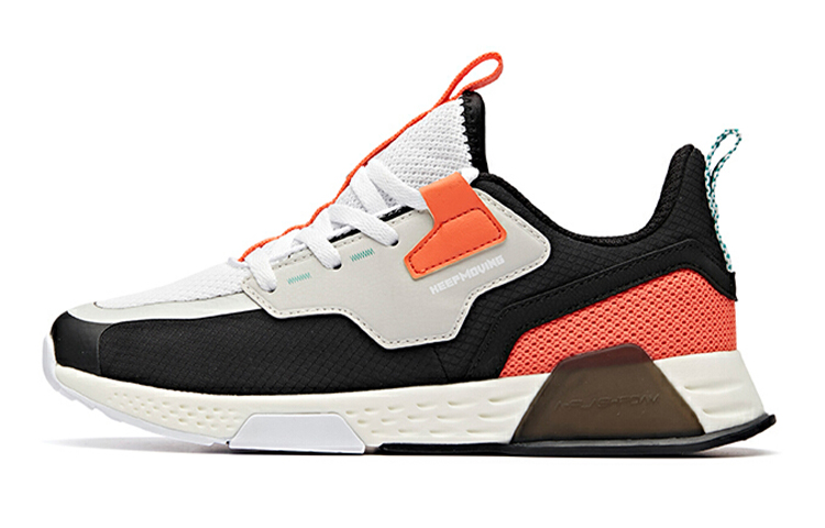 (Youth) Anta Casual Sports 'Black White Orange'