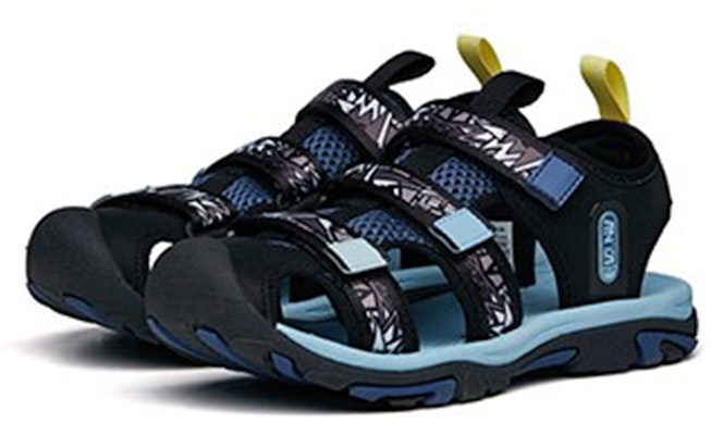(Youth) Anta Comfort Sandal 'Black Blue' 312226930-1 Lookbook (Youth) Anta Comfort Sandal 'Black Blue' 312226930-1