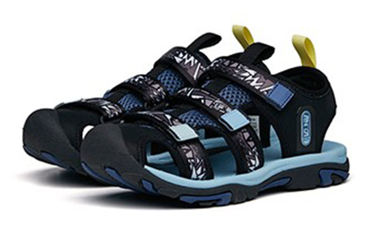 Lookbook (Youth) Anta Comfort Sandal 'Black Blue' 312226930-1