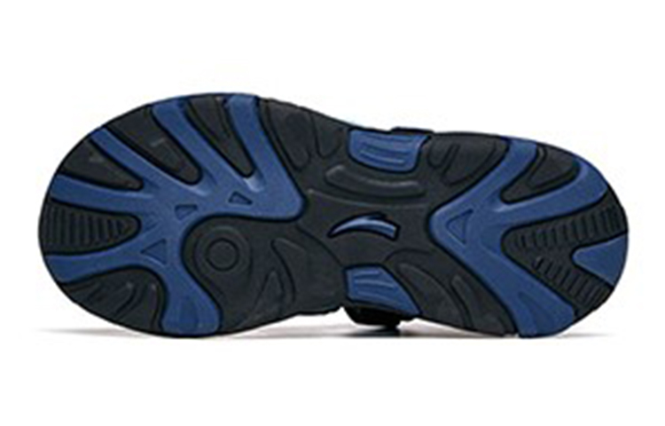 Details for (Youth) Anta Comfort Sandal 'Black Blue' 312226930-1
