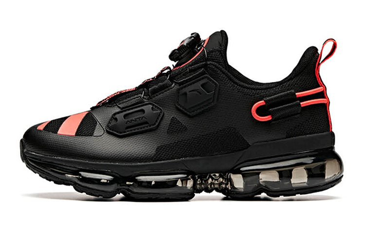 (Youth) Anta Cushioned Running Shoe 'Black Orange Red' 31945505-1