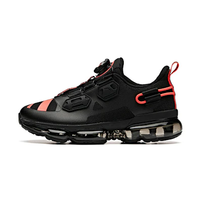 (Youth) Anta Cushioned Running Shoe 'Black Orange Red'