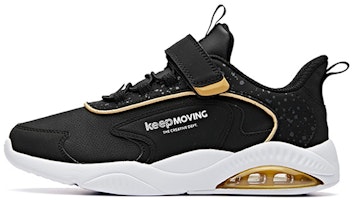 (Youth) Anta Cushioned Running Shoe 'Black White Gold' 31938808-8 (Youth) Anta Cushioned Running Shoe 'Black White Gold' 31938808-8