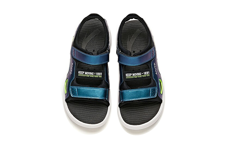 Lookbook (JR) Sandales Anta Energy Loop Tech ''Vert Fluorescent'' 312126969A-5