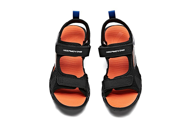 Lookbook 大童 Anta安踏 能量環 沙灘運動涼鞋 黑橙藍