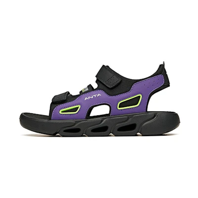 (Youth) Anta Energy Ring Tech Velcro 'Purple Black White'