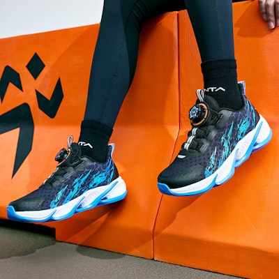 (Youth) Anta Flame 3.0 'Black-Blue' 312335511-4 Sizing (Youth) Anta Flame 3.0 'Black-Blue' 312335511-4