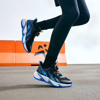 (Youth) Anta Flame 3.0 'Black-Blue' 312335511-4 1
