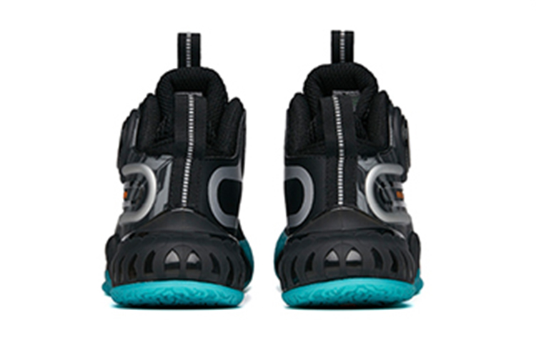 Purchase (Youth) Anta Flash 7 High-Top Basketball Shoes 'Black Orange' 312211101-1