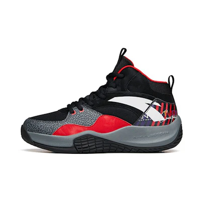 (Youth) Anta High-Top 'Black Red'