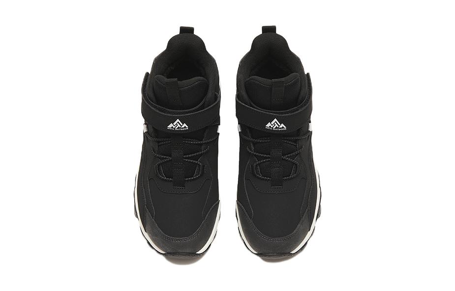Lookbook (Youth) Anta High-Top 'Black Velcro Leather' A312246960-4