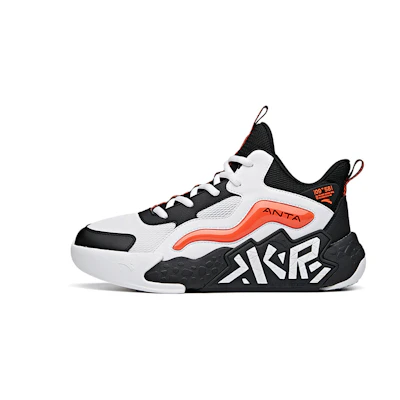 (Youth) Anta High-Top 'Black White Orange'