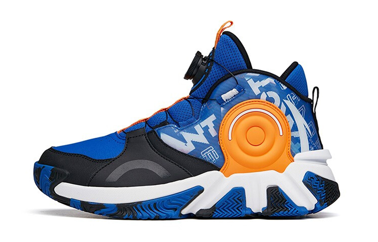 (Youth) Anta High-Top 'Blue Black Yellow White'