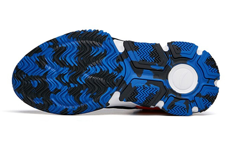 (Youth) Anta High-Top 'Blue Black Yellow White' 圖 5