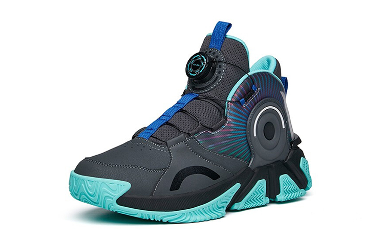 (Youth) Anta High-Top 'Grey Green Blue Silver' 圖 2