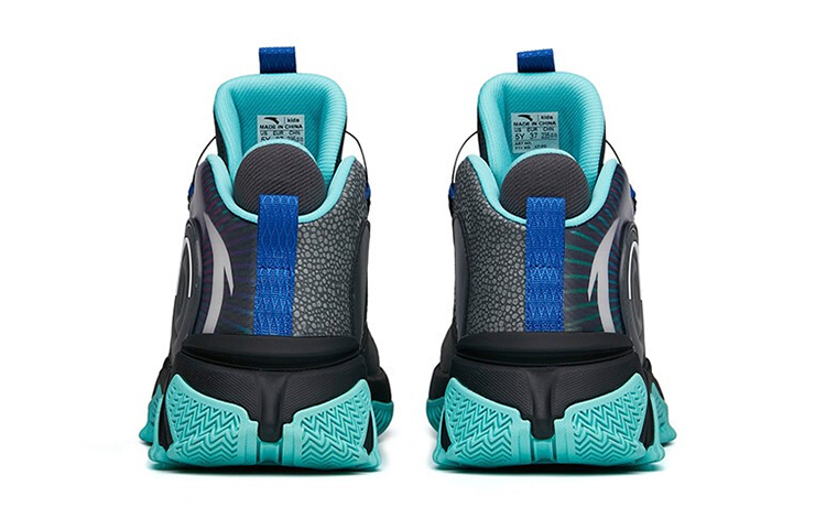 (Youth) Anta High-Top 'Grey Green Blue Silver' 圖 4