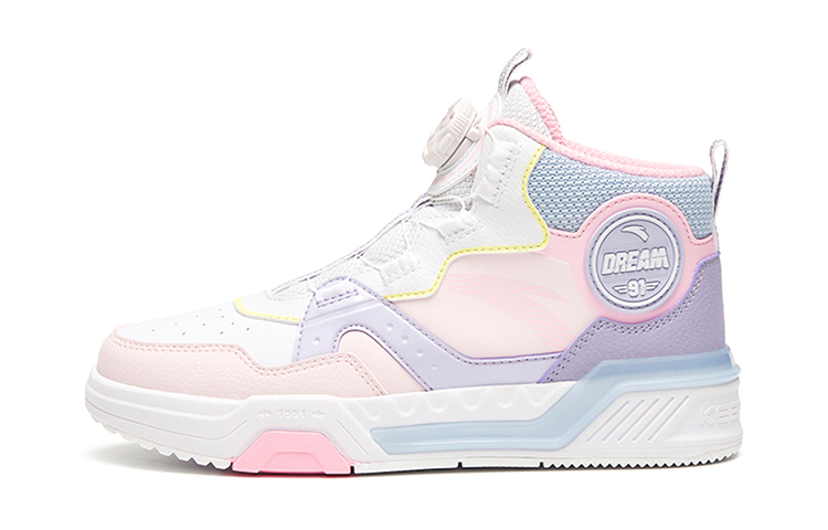 (Youth) Anta High-Top 'Pink White Purple'