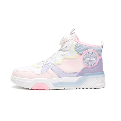 (Youth) Anta High-Top 'Pink White Purple'