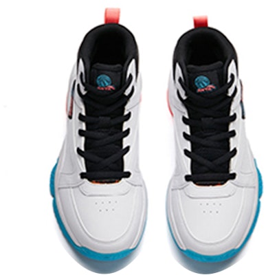 (JR) Anta High-Top 'Blanco Negro Azul' A312131108-1 Shop (JR) Anta High-Top 'Blanco Negro Azul' A312131108-1