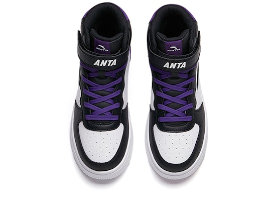 (JR) 안타 하이탑 '화이트 블랙 퍼플' A33038015H-6 Lookbook (JR) 안타 하이탑 '화이트 블랙 퍼플' A33038015H-6