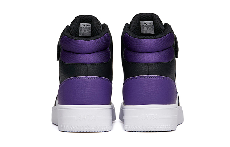 Shop (Youth) Anta High-Top 'White Black Purple' A33038015H-6