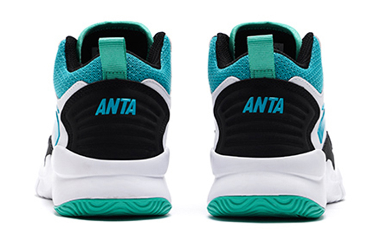 Lookbook (JR) 安踏高帮篮球鞋 '安踏白' A31031111A-1