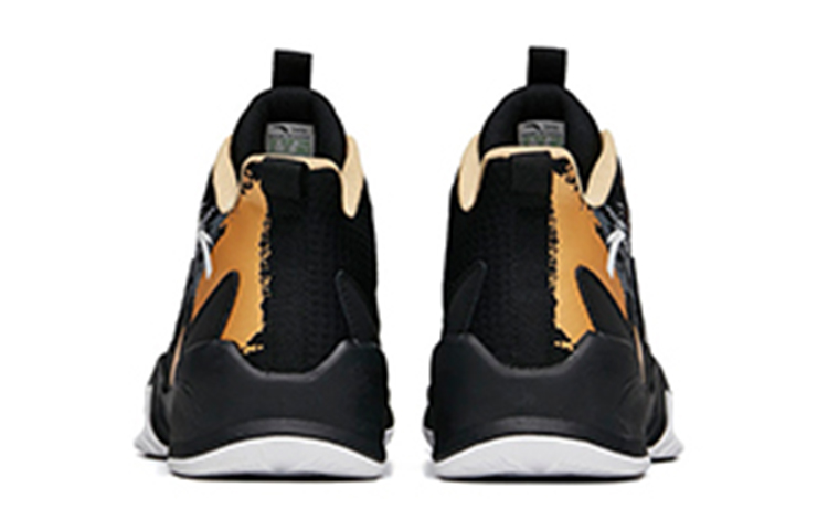 Purchase (Youth) Anta High-Top Basketball 'Black Gold Grey' A312131181-4