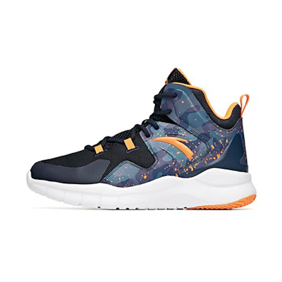 (Youth) Anta High-Top Basketball 'Black Orange'