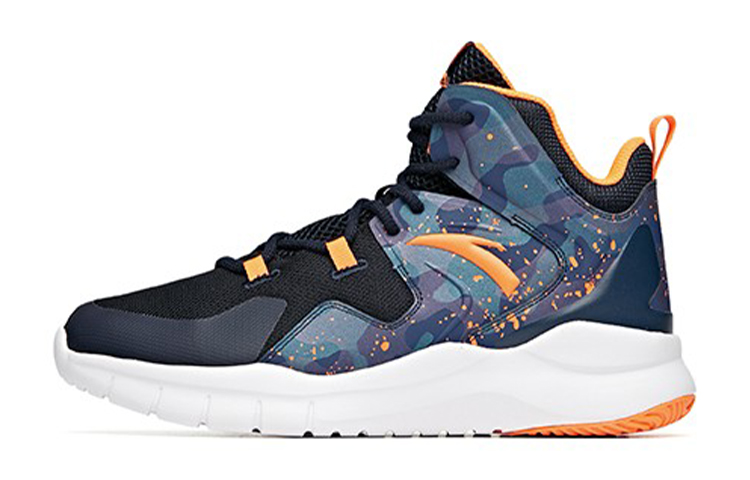 (Youth) Anta High-Top Basketball 'Black Orange' A31031105-1