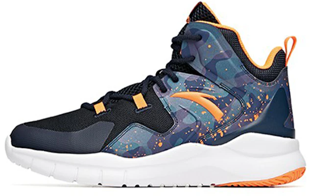 (Youth) Anta High-Top Basketball 'Black Orange' A31031105-1 Buy (Youth) Anta High-Top Basketball 'Black Orange' A31031105-1