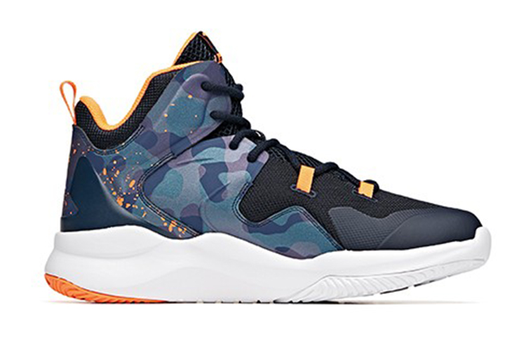 Order (Youth) Anta High-Top Basketball 'Black Orange' A31031105-1