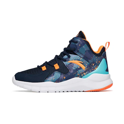 (Youth) Anta High-Top Basketball 'Black Orange Green'