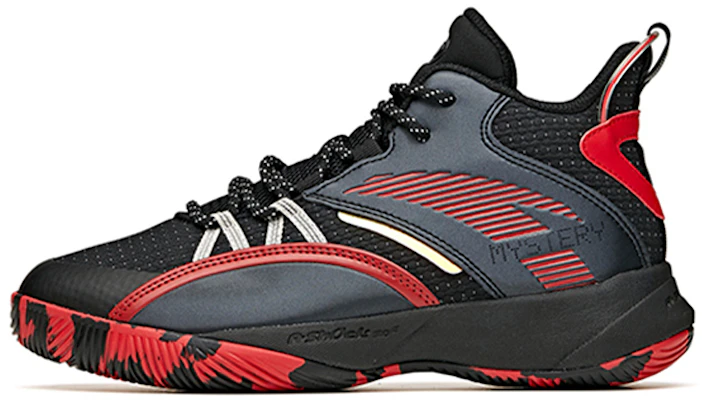 (Youth) Anta High-Top Basketball 'Black Red' 312111125-4 Buy (Youth) Anta High-Top Basketball 'Black Red' 312111125-4