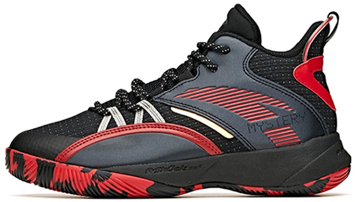 (Youth) Anta High-Top Basketball 'Black Red' 312111125-4 Buy (Youth) Anta High-Top Basketball 'Black Red' 312111125-4