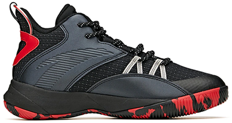 (Youth) Anta High-Top Basketball 'Black Red' 312111125-4 Order (Youth) Anta High-Top Basketball 'Black Red' 312111125-4