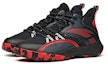 Lookbook (JR) Anta High-Top Basketball 'Hitam Merah' 312111125-4