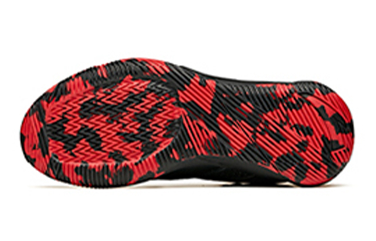 Details for (Youth) Anta High-Top Basketball 'Black Red' 312111125-4