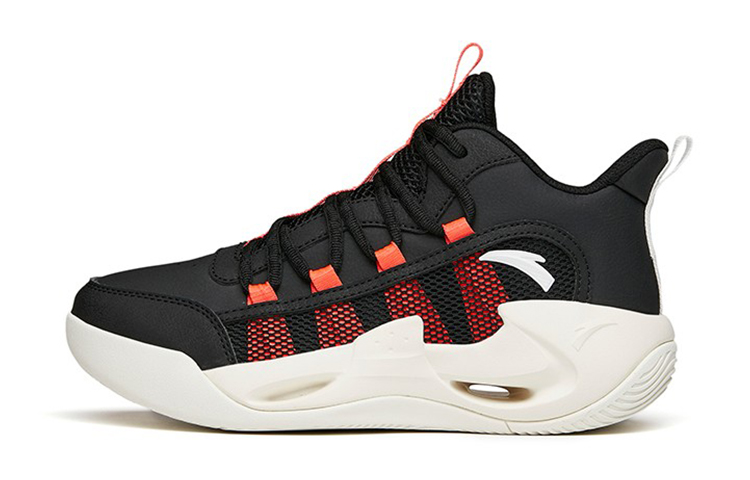 (Youth) Anta High-Top Basketball 'Black Red' A312211100N-6