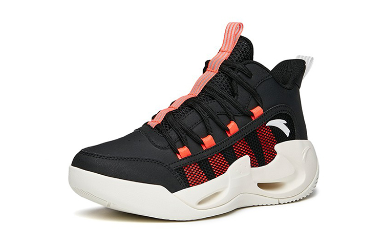 Order (Youth) Anta High-Top Basketball 'Black Red' A312211100N-6